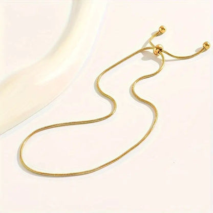 Adjustable Ball Bead Snake Chain Anklet
