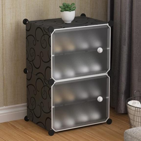 Space Saving, Stackable Shoe Racks, Organizer Cabinet Shelves