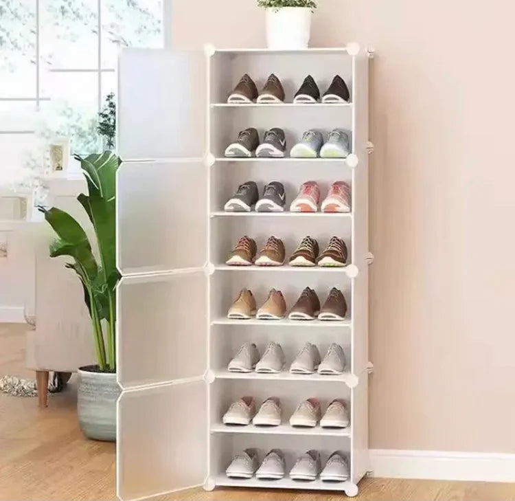 Space Saving, Stackable Shoe Racks, Organizer Cabinet Shelves