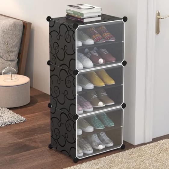 Space Saving, Stackable Shoe Racks, Organizer Cabinet Shelves