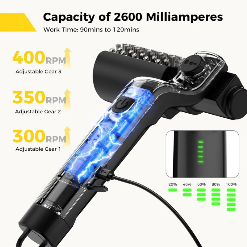 Electric Barbecue Grill Cleaning Brush for Heavy Grease