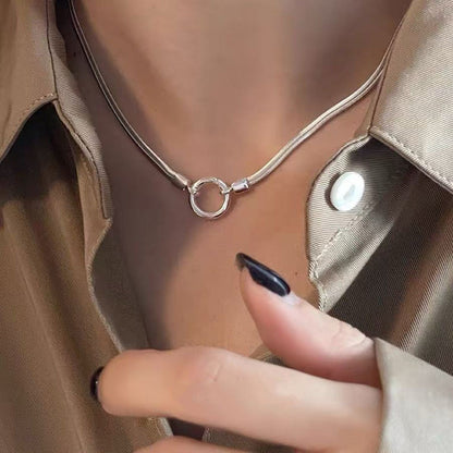 Sterling Silver Heart Pearl Necklace