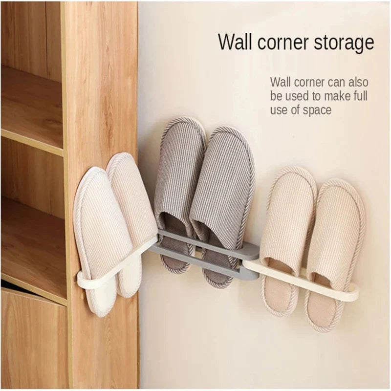3 In 1 Bathroom Slipper Rack
