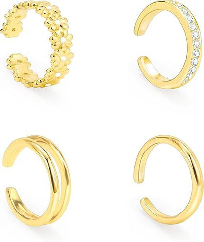 Adjustable Floral Foot Ring Set