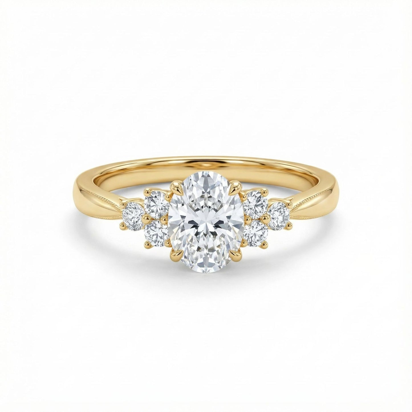 Moissanite ring