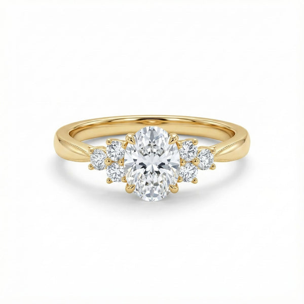 Moissanite ring