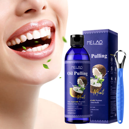 Coconut Oil Mint Mouthwash