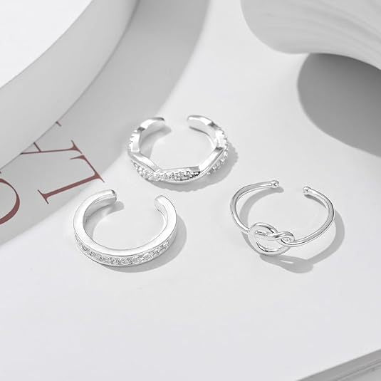 Adjustable Floral Foot Ring Set