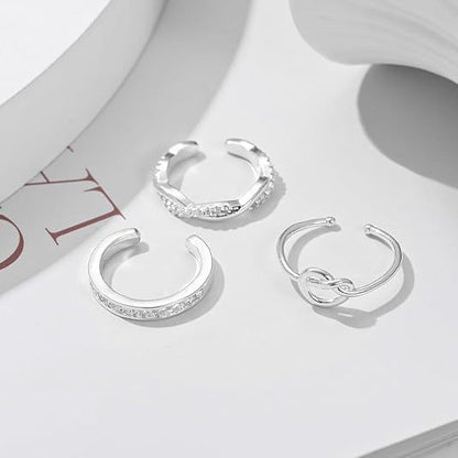 Adjustable Floral Foot Ring Set