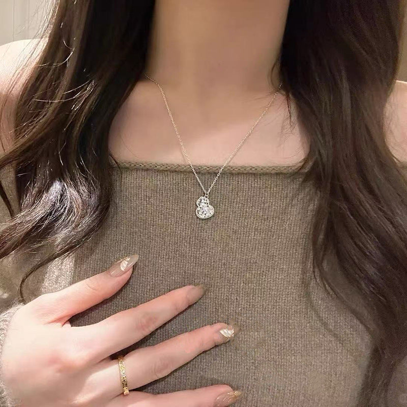 Sterling Silver Heart Pearl Necklace