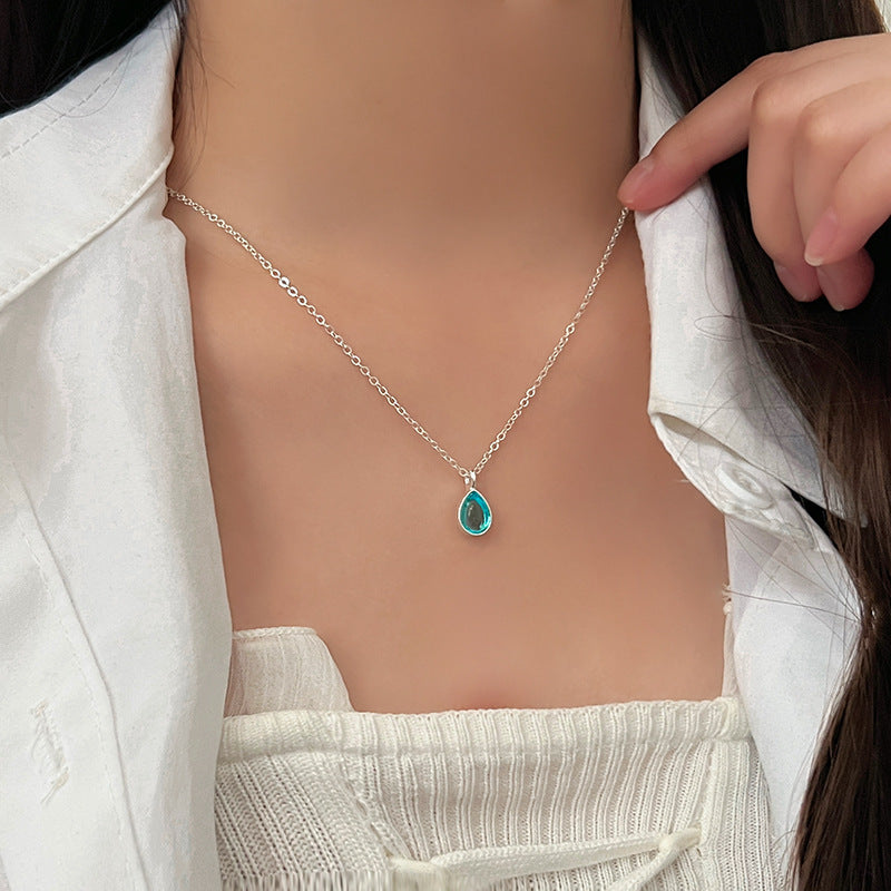 Sterling Silver Heart Pearl Necklace