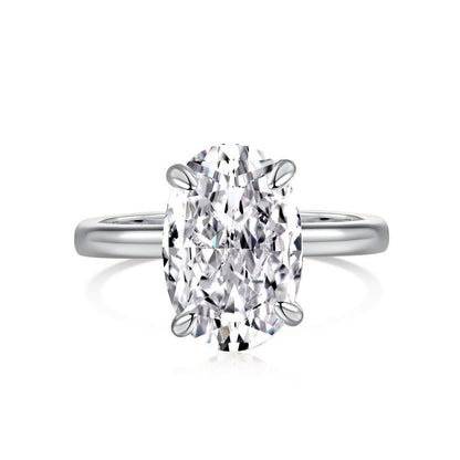 Oval Zircon Geometric Women Ring
