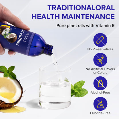 Coconut Oil Mint Mouthwash