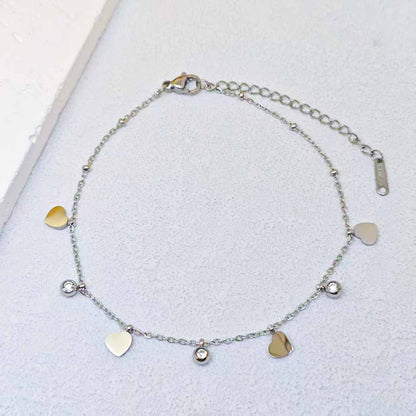 Fashion Titanium Steel Ankle Chain with Tassel