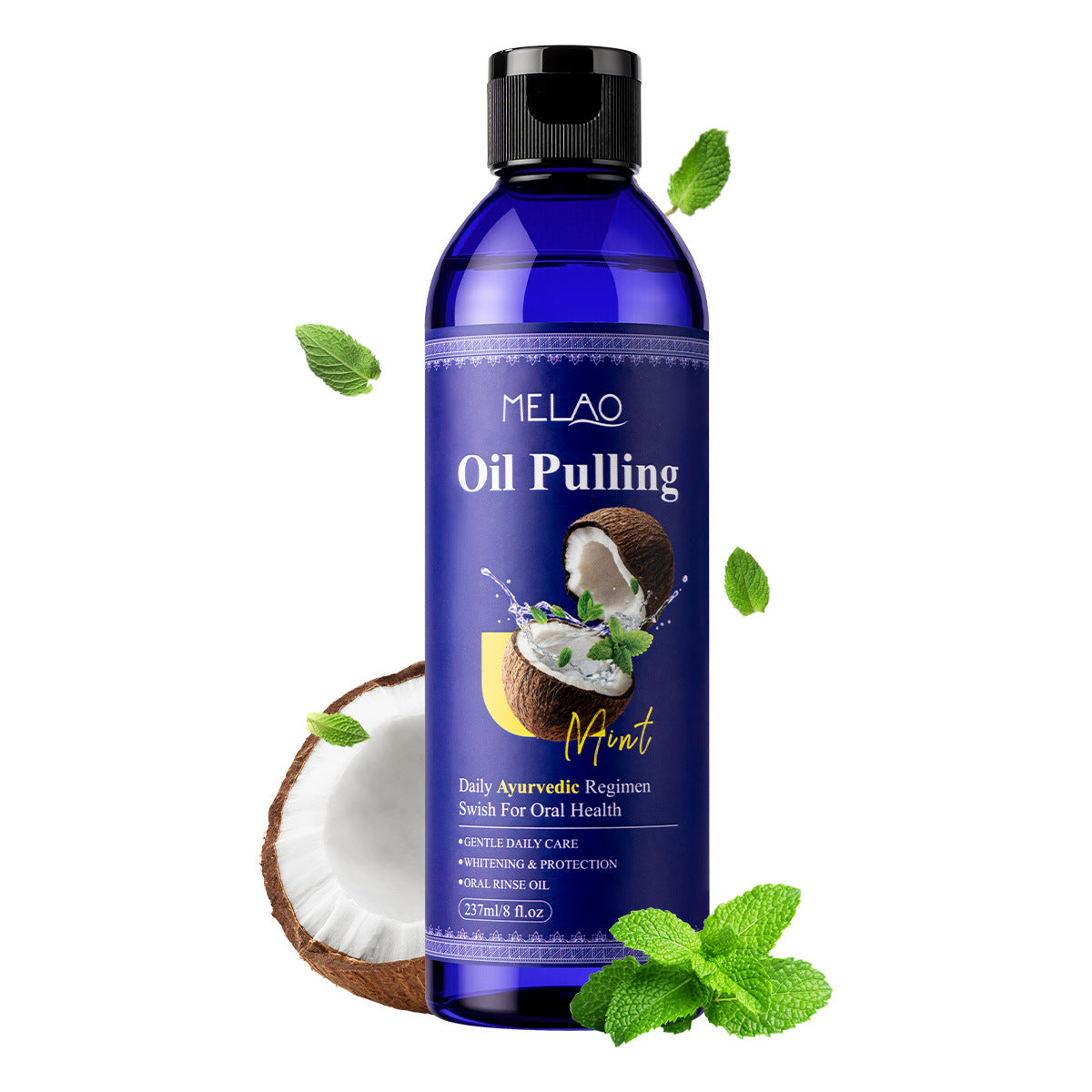 Coconut Oil Mint Mouthwash