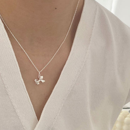 Sterling Silver Heart Pearl Necklace