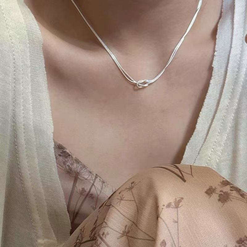 Sterling Silver Heart Pearl Necklace