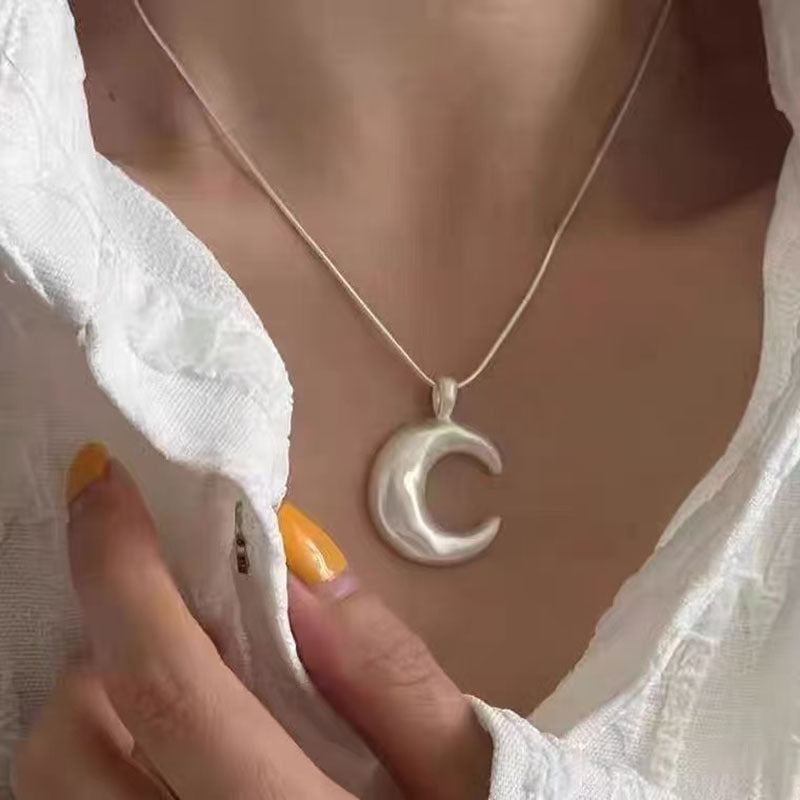 Sterling Silver Heart Pearl Necklace