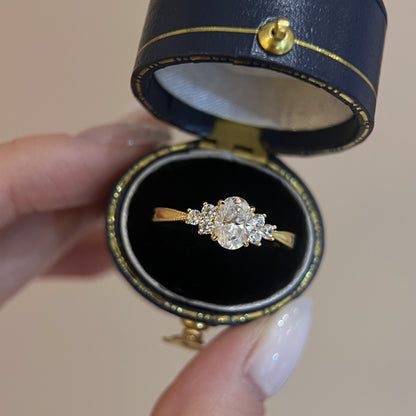 Moissanite ring