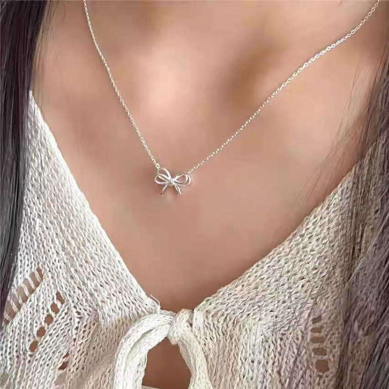 Sterling Silver Heart Pearl Necklace