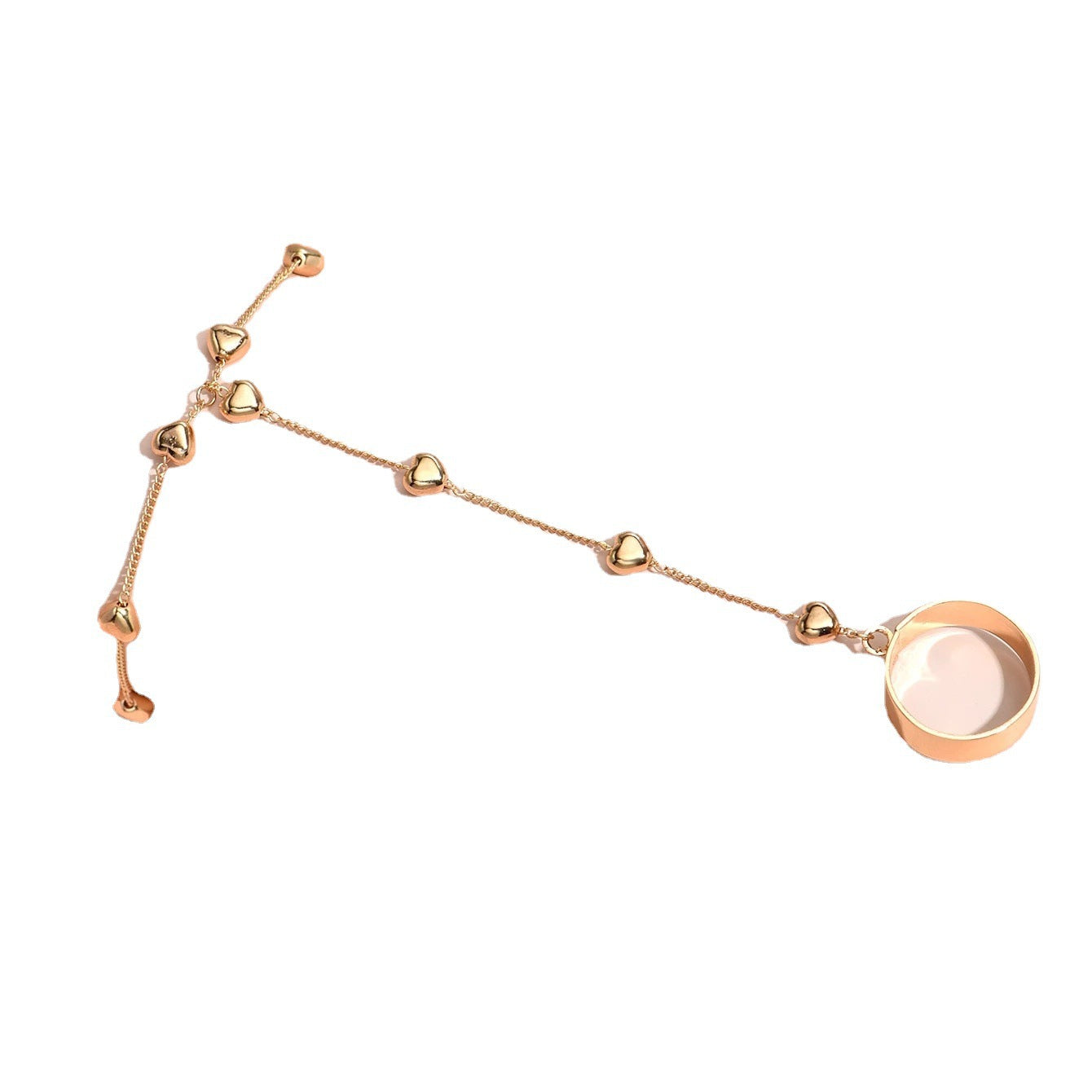 Fashion Simple Love Chain Handmade Finger Ring