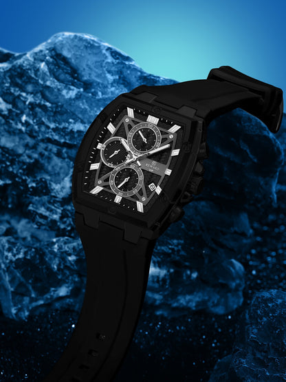 Reward VIP Luxury Men’s Watch – Square Dial, SEIKO Quartz, Luminous Chronograph